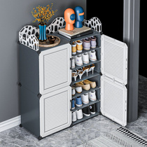 Shoe rack New 2021 Explosive Simple Home Bedroom Good-looking Storage Dormitory Dust Small Door Shoe Cabinet