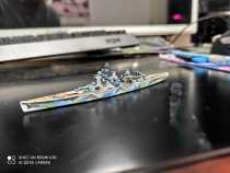 1 2000 ship Prince of Wales battleship model finished product