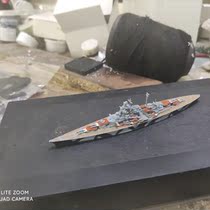 1 2000 ship German Tilpitz Battleship Model Finished