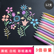 High light pen Children diy photo album material black cardboard special color couple hand Ledger highlighter fine 0 5mm
