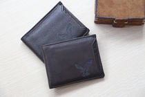 Exit Tail Single Head Layer Bull Leather Wallet