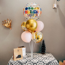 Table fluttering balloon decoration opening atmosphere tabletop love ornament birthday party wedding room festival pillar scene decoration