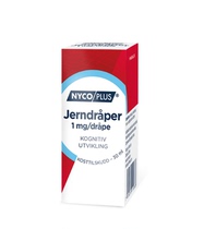  Norway Nycoplus Naikomin liquid iron Baby children Baby children 1 drop contains 1 mg of iron