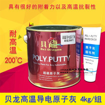 Beilong Shumei high temperature resistant conductive atomic ash high temperature resistant atomic ash Electrostatic spraying plastic putty putty