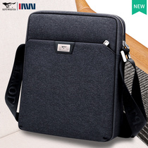 Seven Wolves Slanted Satchel Bag Mens Bag Single Shoulder Bag Casual Canvas Small Backpack Large Capacity Oxford Cloth Man Bag Dad