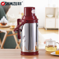 Clear water stainless steel glass inner tank thermos bottle thermos household thermos kettle 3 2L hot water bottle SM-3072