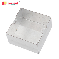 Ground plug-in box Stainless steel ground socket cassette 10 cm pop-up ground plug-in box Bottom box anti-rust universal type