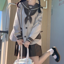 (Sauce Coco) Muzi sauce Original Cute kindergarten JK uniform spring and summer new long-sleeved single-layer Mariners