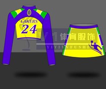 Factory customized flower ball cheerleading team competition clothing skills cheerleading clothing dress men and women