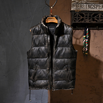 The advantage of cheap is cheap. I am the down vest of imported sheepskin vintage leather jacket.