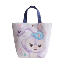 Stella rabbit Bento bag large lunch box canvas portable mommy bag hand thick lunch bag big