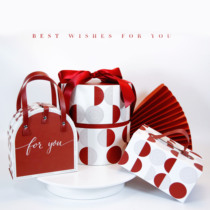 ins wind wedding candy box accompanying gift box empty box exquisite high-grade wedding gift box engagement gift box