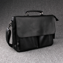 Threebox Fashion Business Mens Handbag Day Ensemble Retro Male Casual Single Shoulder Bag Tidal satchel briefcase