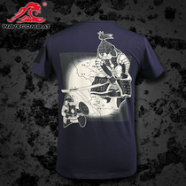 Wave Junwu tactical warrior T-shirt series of  Yi Wu Fen Yang“T-shirt