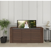 New intelligent remote control invisible lifting TV Light luxury integrated assembly combination Multi-function partition cabinet TV cabinet