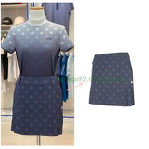 2021 spring and summer Korean counter VOLVI * Golf skirt Womens short skirt Star print pleated skirt