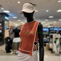 2021 Autumn New Korea PEARLY GA * golf wear womens knitted sleeveless shirt vest sexy
