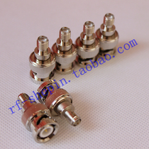 High quality pure copper adapter BNC male head turning SMA female head outer screw inner hole BNC revolution SMA female adapter