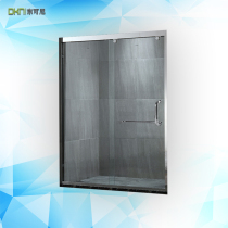 Yingkou installation shower room push-pull mute sliding door bathroom tempered glass screen partition wet and dry separation