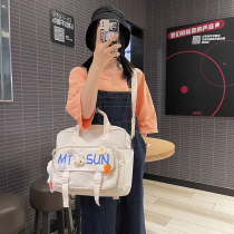 Multifunctional mommy bag mother and baby out small shoulder bag light mother shoulder shoulder bag foreign backpack bottle