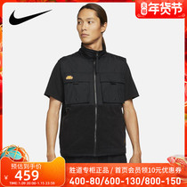 NIKE NIKE cotton vest mens coat 2021 autumn and winter New jacket stand collar sportswear DC9662-010