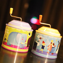 MiDeer Tin Musical Box childrens classic hand music Box iron fairy tales Music Box