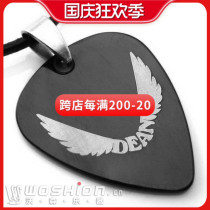 New GsusMusic Metal Punk Titanium Pick Necklace Dean Imperial Wings