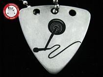  Watson GsusMusic Metal Punk Titanium Steel Pickle Necklace◆Microphone Microphone