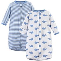 Hudson Baby Unisex Baby Safe Sleep Wearable Long-Sle