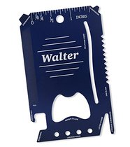 Dimension 9 Walter - Laser Engraved Anodized Metal