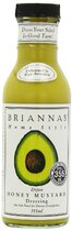 Briannas Honey Mustard Dijon Dressing 12-Ounce Bott