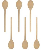 12-Inch Long Handle Wooden Cooking Mixing Oval Spoon