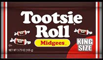 Tootsie Roll Midgees King Size 3 73 oz Bags - 12