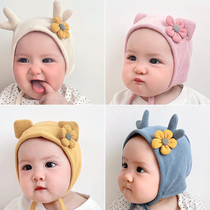 Baby hat autumn baby ear cap infant autumn winter newborn cute Super Cute Spring and Autumn ear cap
