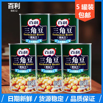Bailey triangle bean canned chickpea 432g * 5 cans of beans cooked ready-to-eat Western salad ingredients baking ingredients
