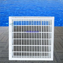 Swimming Pool Equipment Square Main Row Feed Water Backwater Outlet SP-1032 Bottom Row Floor Drain Accessories Hydrotherapy Pool Drainer