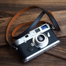 cam-in Handmade Vintage Cowhide Micro Single Camera Strap Genuine Leather Shoulder Strap Sony Leica Fuji