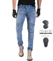 Motorcycle racing riding pants slim stretch locomotive anti-tumble pants protective gear riding jeans autumn and winter models