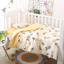 Kindergarten quilt three-piece set of children baby quilt cotton core mattress kindergarten nap special six-piece set