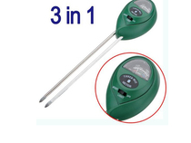 3 in 1 soil pH detector hygrometer illuminance gardening plant flower pot soil pH test measurement