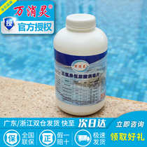 Wanxiao Ling swimming pool disinfection tablets Hydrotherapy pool jacuzzi disinfectant chlorine tablets 1kg instant effervescent tablets