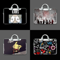 Laptop bag portable 14 inch boys anime creative graffiti 156 inch Lenovo Savior game this Hand bag 15 points 6 inch inner bile bag 17 inch men Dell protective cover custom 16