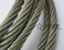 304 stainless steel wire rope steel core diameter 10mm 7*19 multi-strand wire rope has Magnetic