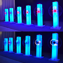 Start-up table Luminous palm table Start-up column Handprint table Holographic fan luminous table Signing opening ceremony Rental