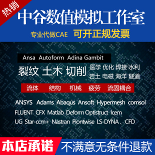 中谷数值模拟工作室旗舰店首页,中谷数值模拟