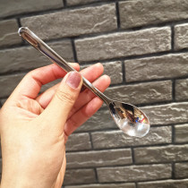 mini dessert spoon 304 stainless steel ice cream ice cream spoon baby feeding spoon dessert spoon honey mixing spoon