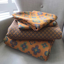 Exit A type of mother-baby-grade all-cotton double layer yarn four pieces of pure cotton jacquard gauze cover bed linen bedding