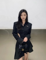 KULA 2021SS womens group loves the original all black short black suit irregular suit