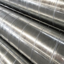 Shanghai spiral air pipe white iron exhaust pipe ventilation pipe galvanized iron ventilation pipe stainless steel exhaust pipe