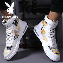 Playboy mens shoes 2021 new autumn sports leisure high board shoes mens air cushion aj shoes mens trendy shoes